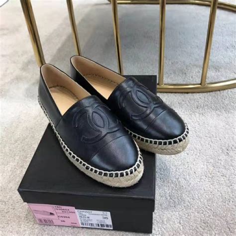 chanel espadrilles black price|Chanel espadrilles price euro.